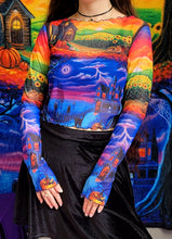 Load image into Gallery viewer, Autumn Admiration Mesh Top