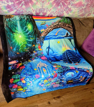 Load image into Gallery viewer, Throw Blanket of Aquatic Dreams