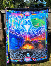 Load image into Gallery viewer, Throw Blanket of Escaping the Illusion of Hell