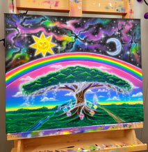 Load image into Gallery viewer, Canvas Print of Enchanted (Blacklight Options Available)