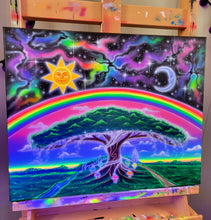 Load image into Gallery viewer, Canvas Print of Enchanted (Blacklight Options Available)