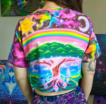 Load image into Gallery viewer, Enchanted Cotton Crop Tee