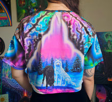 Load image into Gallery viewer, Aurora Moon Cotton Crop Tee