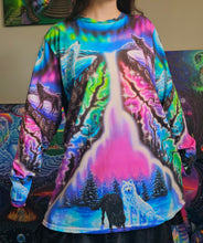 Load image into Gallery viewer, Aurora Moon Cotton T-Shirt