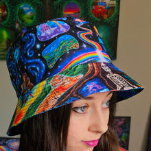 Load image into Gallery viewer, Reversible Bucket Hat- Cosmic Trip/Soul Ascension