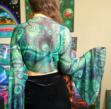 Load image into Gallery viewer, Emerald Enchantment Bell Sleeve Top