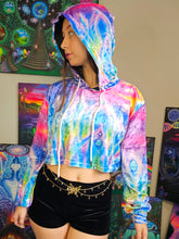 Load image into Gallery viewer, Ethereal Realms Cropped Hoodie- Large