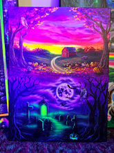 Load image into Gallery viewer, Canvas Print of Feelings of Fall (Blacklight Options Available)