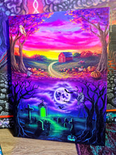 Load image into Gallery viewer, Canvas Print of Feelings of Fall (Blacklight Options Available)