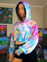 Load image into Gallery viewer, Ethereal Realms Cropped Hoodie- Large