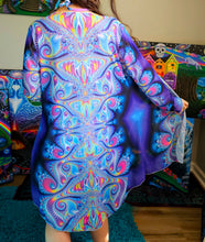 Load image into Gallery viewer, Neon Candy Mesh Kimono