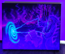 Load image into Gallery viewer, Canvas print of Spellcaster (LE- Blacklight Options Available)