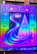 Load image into Gallery viewer, Canvas print of Temple of Light (LE- Blacklight Options Available)
