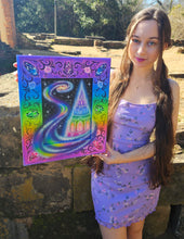 Load image into Gallery viewer, Temple of Light Original Painting and Frame