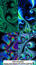 Load image into Gallery viewer, CUSTOM Fractal Patchwork Flares- Made to Order