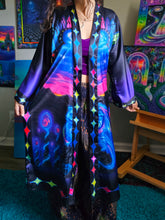 Load image into Gallery viewer, Celestara Satin Kimono