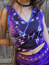 Load image into Gallery viewer, Frosted Wrap Crop Top-Small/Medium