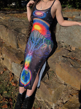Load image into Gallery viewer, Awakening Earth Mesh Dress