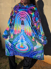 Load image into Gallery viewer, Cosmic Garden Blanket Hoodie