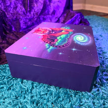 Load image into Gallery viewer, Guardian of the Emerald Galaxy painted box