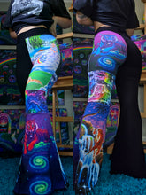 Load image into Gallery viewer, Spirit of the Tiger handmade flare pants- custom made to order