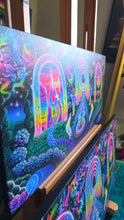 Load image into Gallery viewer, Misprint Cosmic Garden Canvas