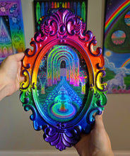 Load image into Gallery viewer, Prismatic Gates - frame and holographic print.