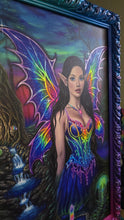 Load image into Gallery viewer, Weaver of the Secret Path | Embellished Canvas and Painted Frame | One of One