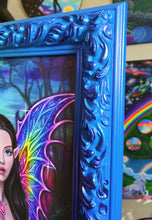 Load image into Gallery viewer, Weaver of the Secret Path | Embellished Canvas and Painted Frame | One of One