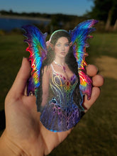 Load image into Gallery viewer, Large Holographic Sticker | Weaver of the Secret Path