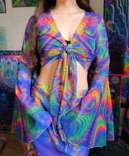 Load image into Gallery viewer, Rainbow Magic Bell Sleeve Top