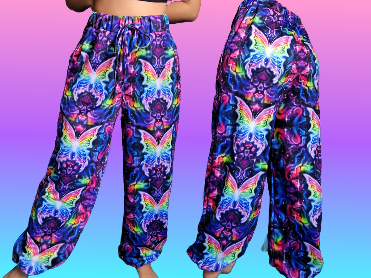 パンツ theredthread S butterfly pants THEREDTHREAD】S butterfly pants