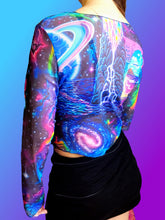 Load image into Gallery viewer, Cosmic Trip Mesh Top