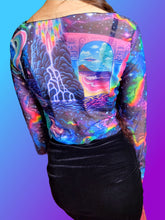 Load image into Gallery viewer, Cosmic Trip Mesh Top
