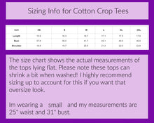 Load image into Gallery viewer, Enchanted Cotton Crop Tee
