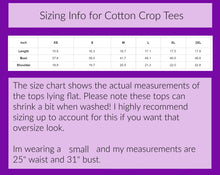 Load image into Gallery viewer, Enchanted Cotton Crop Tee