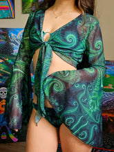 Load image into Gallery viewer, Emerald Enchantment Bell Sleeve Top