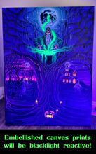 Load image into Gallery viewer, Canvas Print of Conjuring Spirits (Blacklight options available)