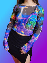 Load image into Gallery viewer, The Crystal Realm Mesh Top