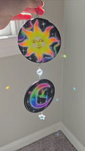 Load and play video in Gallery viewer, Hand Painted Suncatcher (3 options)