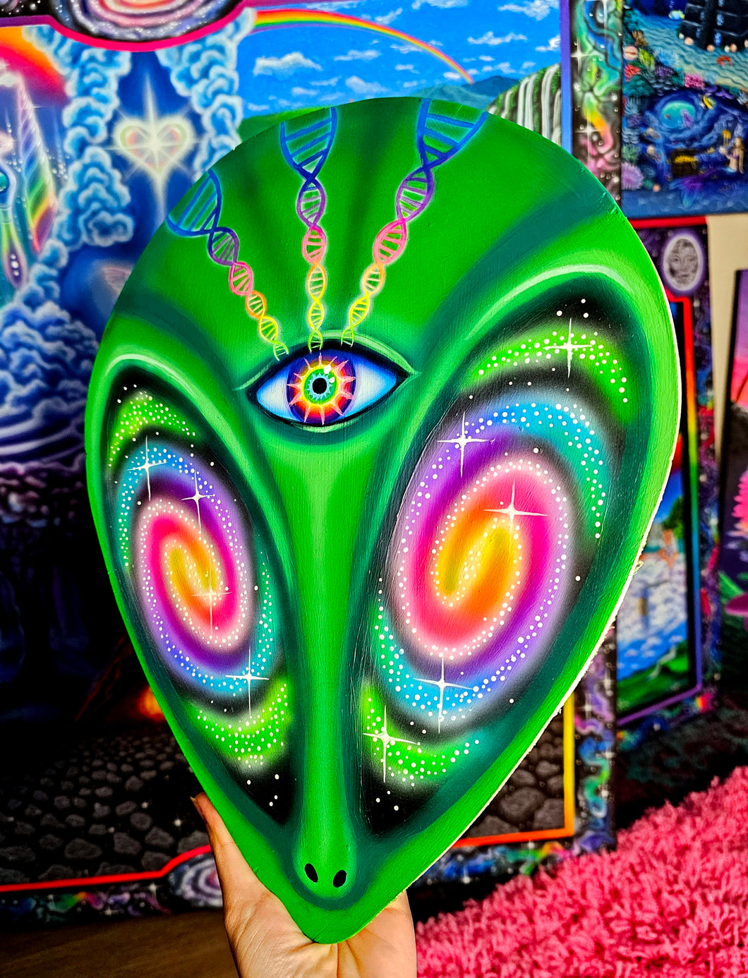 Alien Awakening Original Painting