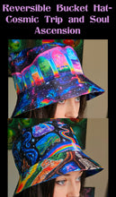 Load image into Gallery viewer, Reversible Bucket Hat- Cosmic Trip/Soul Ascension