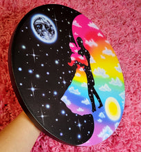 Load image into Gallery viewer, Round Canvas Print of Cosmic Dance