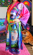 Load image into Gallery viewer, Joyful Journey Satin Kimono