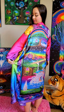 Load image into Gallery viewer, Joyful Journey Satin Kimono