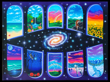 Load image into Gallery viewer, Throw Blanket of Windows of the Soul