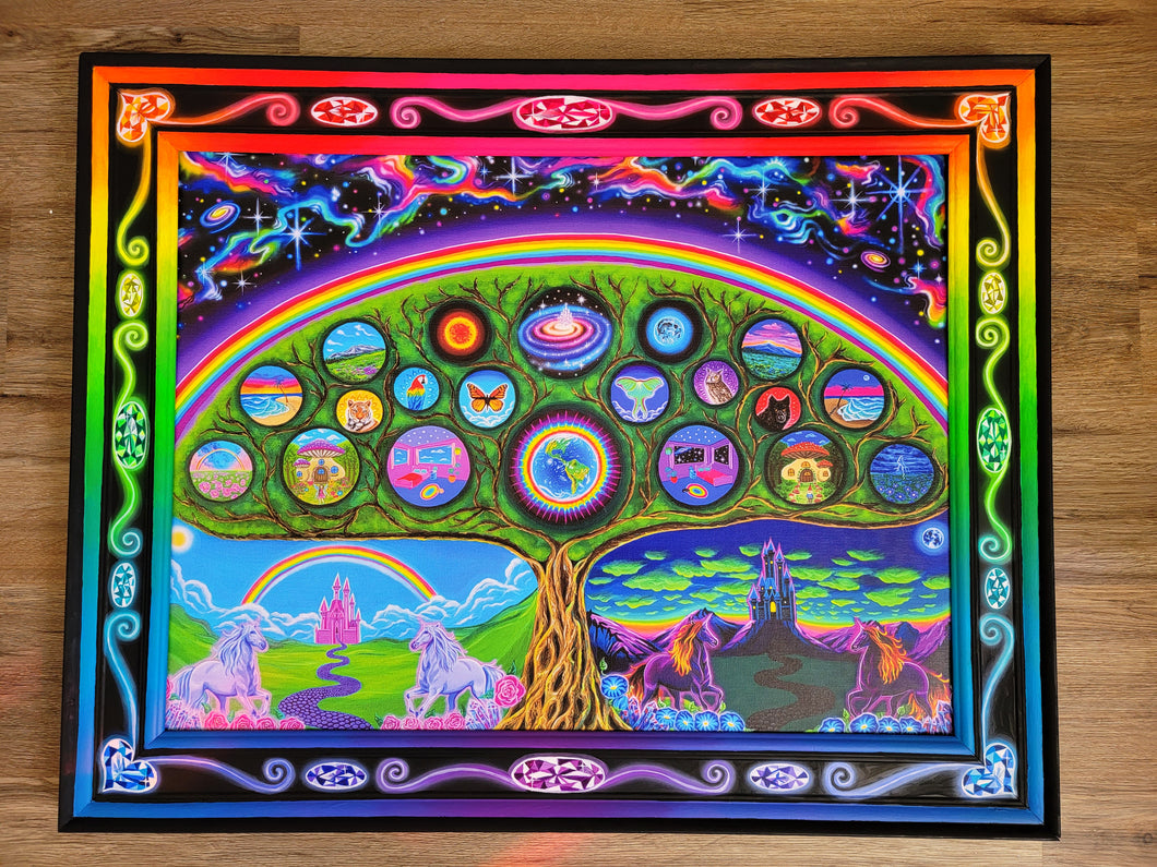 Prismatic Crystal Frame ~ with your choice of print