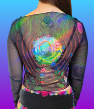 Load image into Gallery viewer, Into the Forest Mesh Top