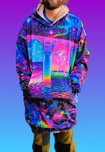 Load image into Gallery viewer, Cosmic Trip Blanket Hoodie