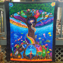 Load image into Gallery viewer, Throw Blanket of Journey Into the All-Knowing Eye